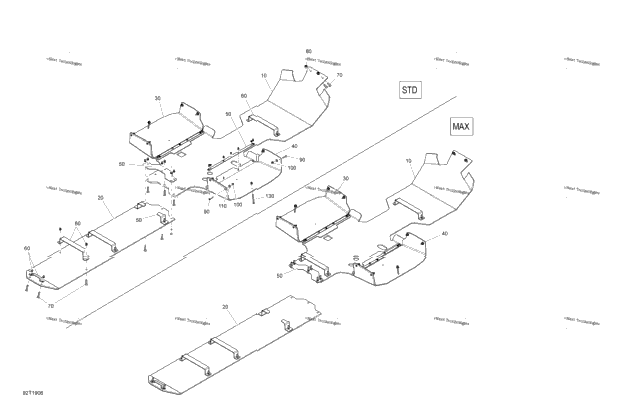 Skid Plate 6X6 1000 Efi - Skid Plate Option
