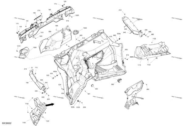 Cab Interior - Firewall