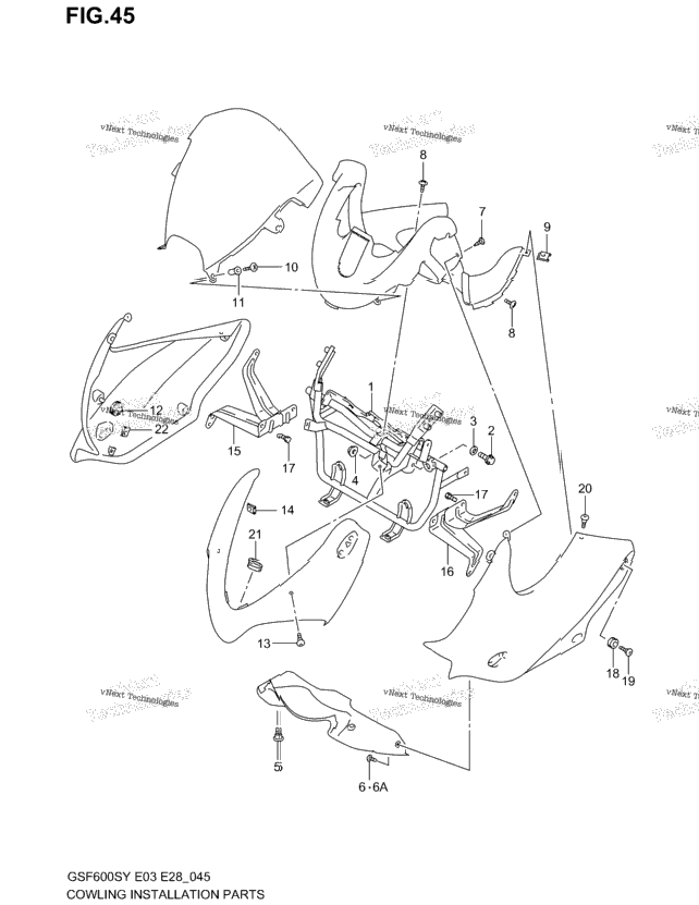 Cowling Installation Parts