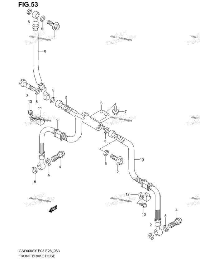 Front Brake Hose