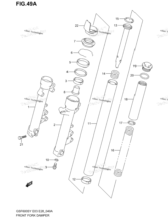 Front Fork Damper (Model K3)