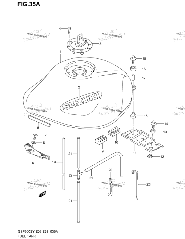 Fuel Tank (Model K1)