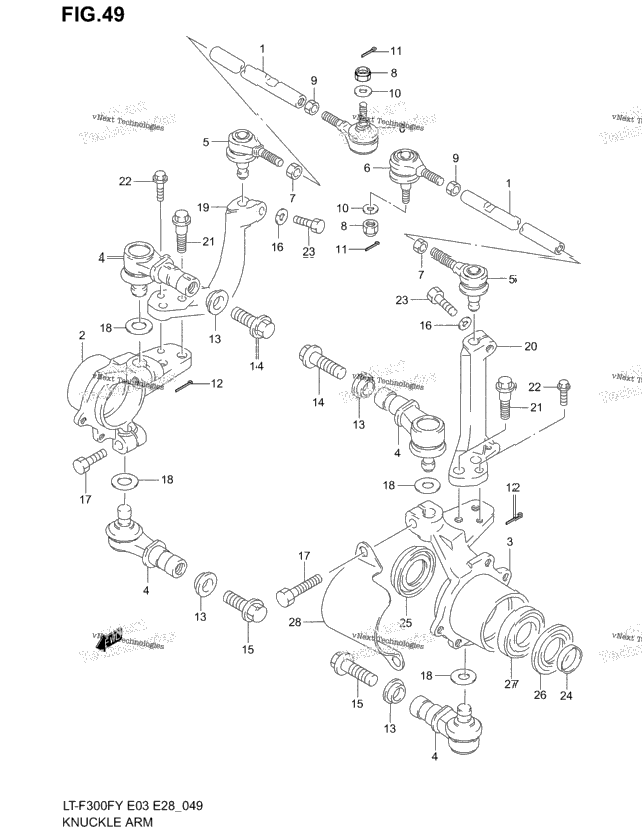 Knuckle Arm (Model X/Y/K1)