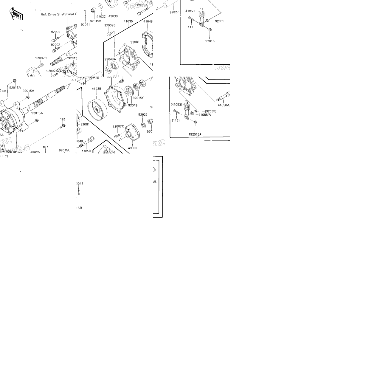 Rear Hub/Brake (F/No.012887-)