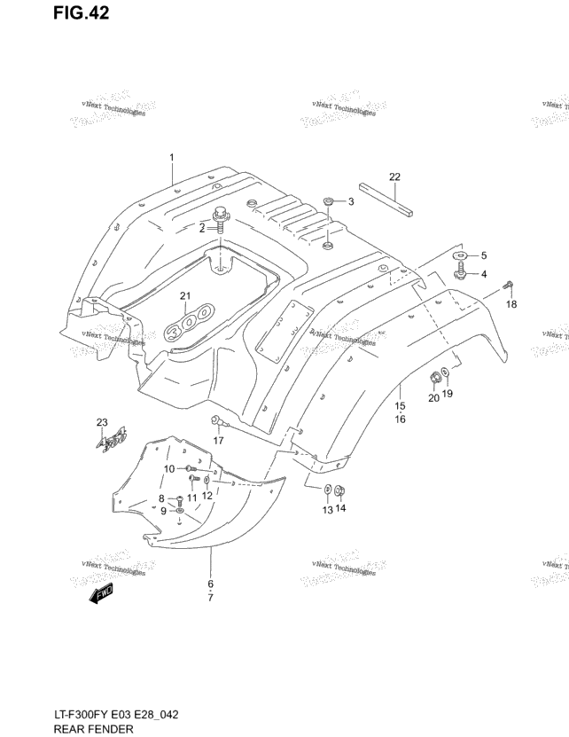 Rear Fender