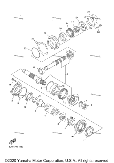 Middle Drive Gear