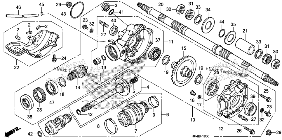Rear Final Gear