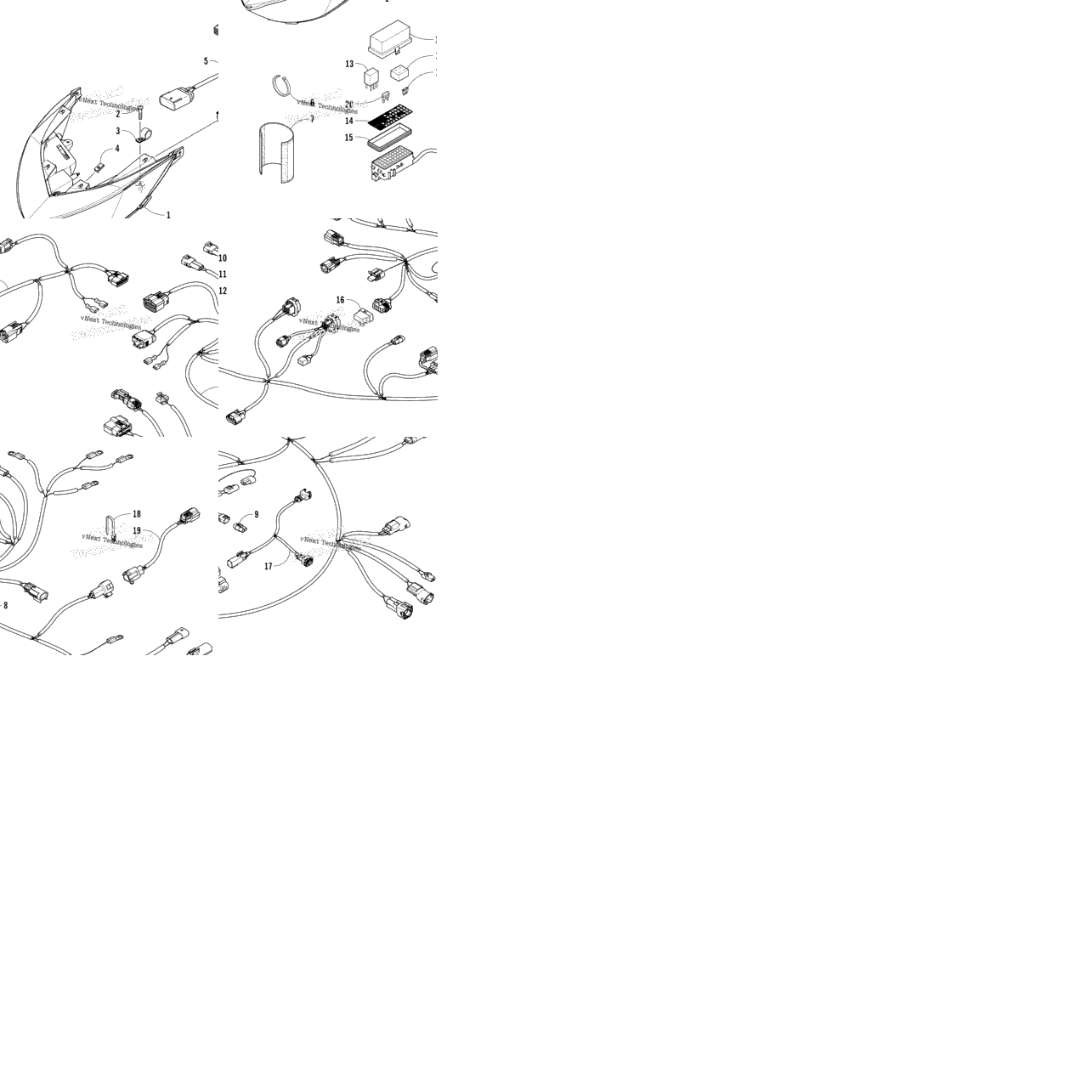 Headlight And Wiring Assemblies