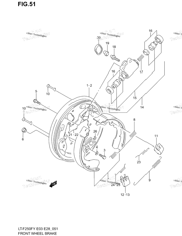 Front Wheel Brake