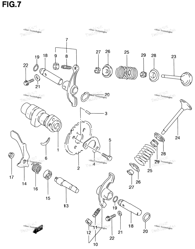 Cam Shaft - Valve