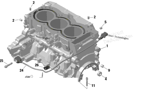 Rotax - Crankcase