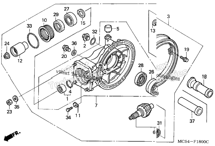 Final Driven Gear (St1300)