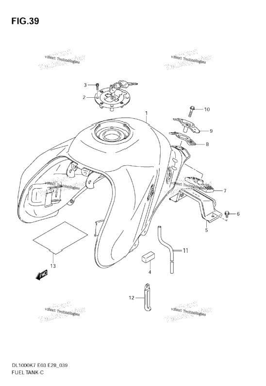 Fuel Tank (Model K7/K8)