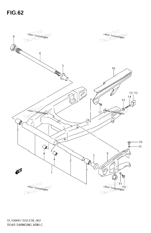 Rear Swinging Arm