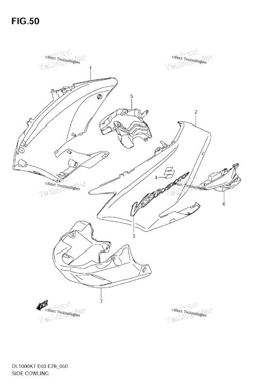 Side Cowling (Model K7/K8)