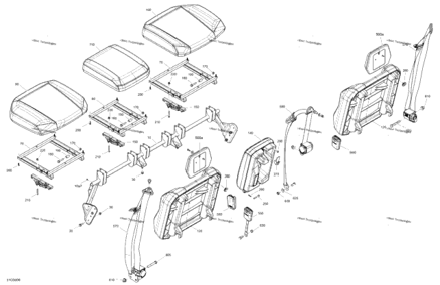 Body - Seat - Rear Section