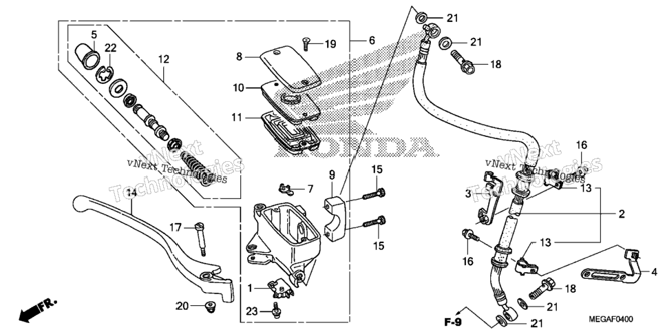 Front Brake Master Cylinder