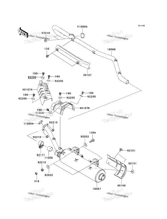 Muffler(S)(-Jkavfdb1 6B503806)
