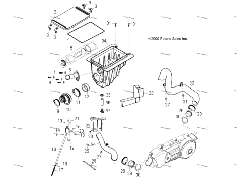 Engine, Air Intake System