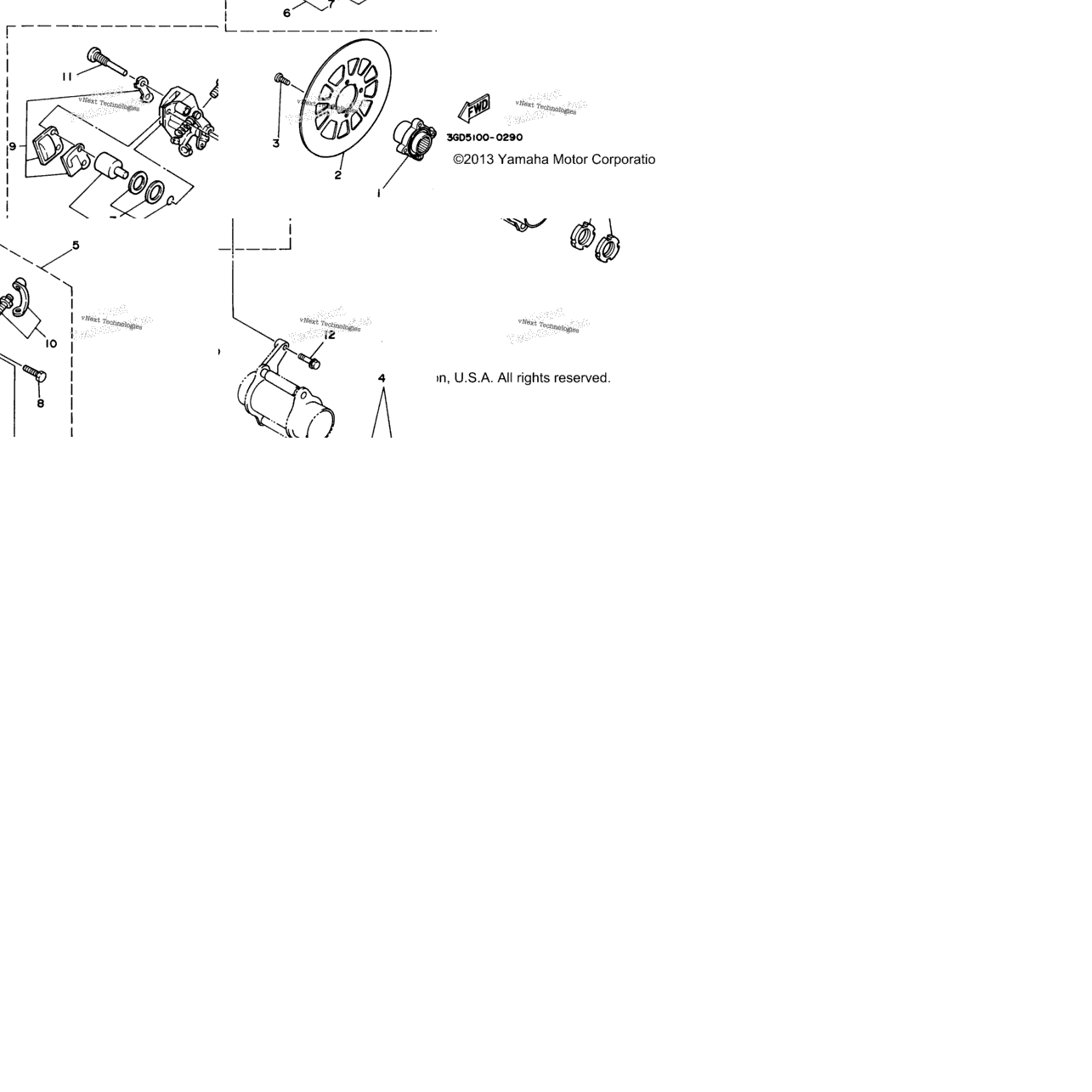 Rear Brake Caliper