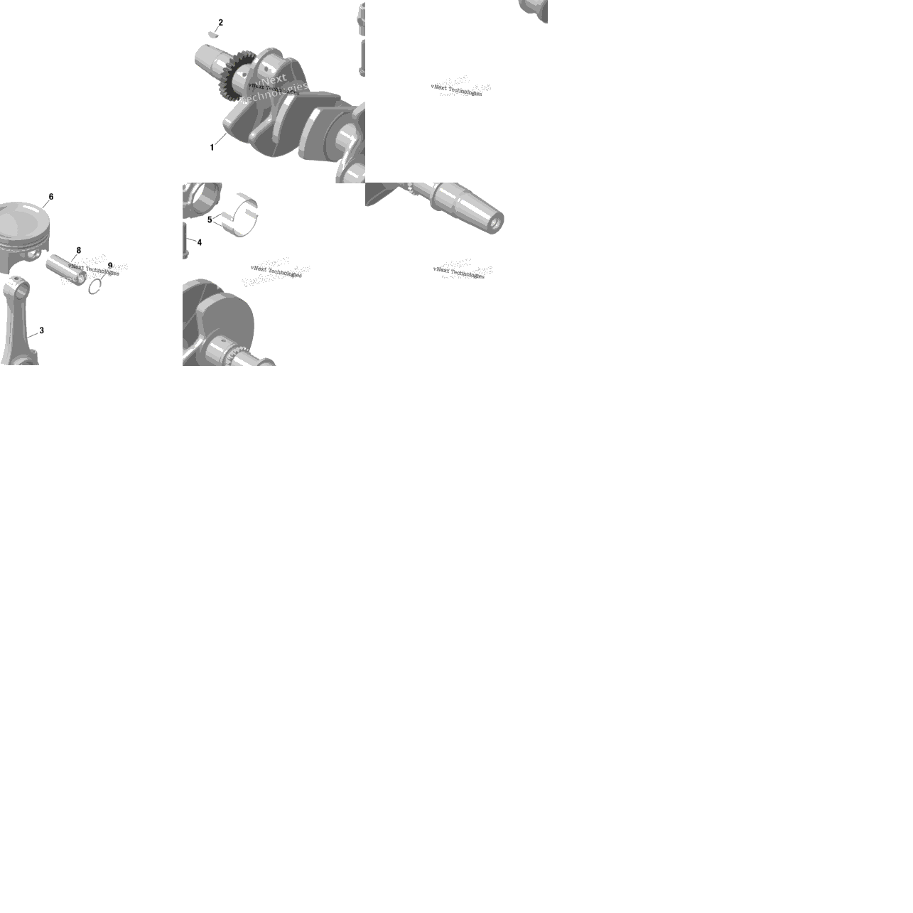 Rotax - Crankshaft And Pistons