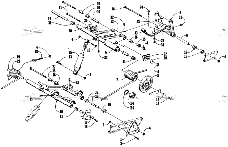 Rear Suspension Arm Assemblies