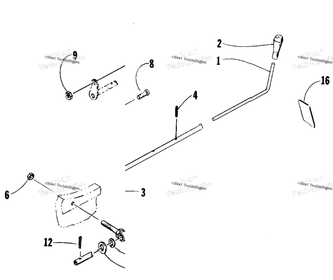 Reverse Shift Lever Assembly