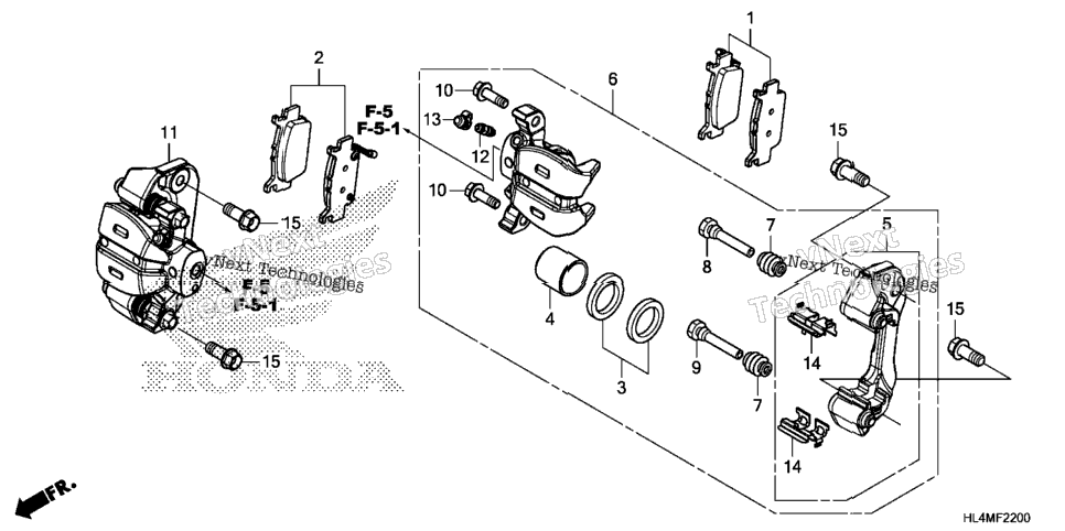 Rear Brake Caliper