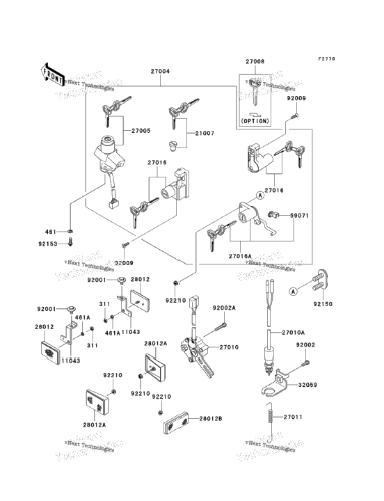 Ignition Switch/Locks/Reflectors