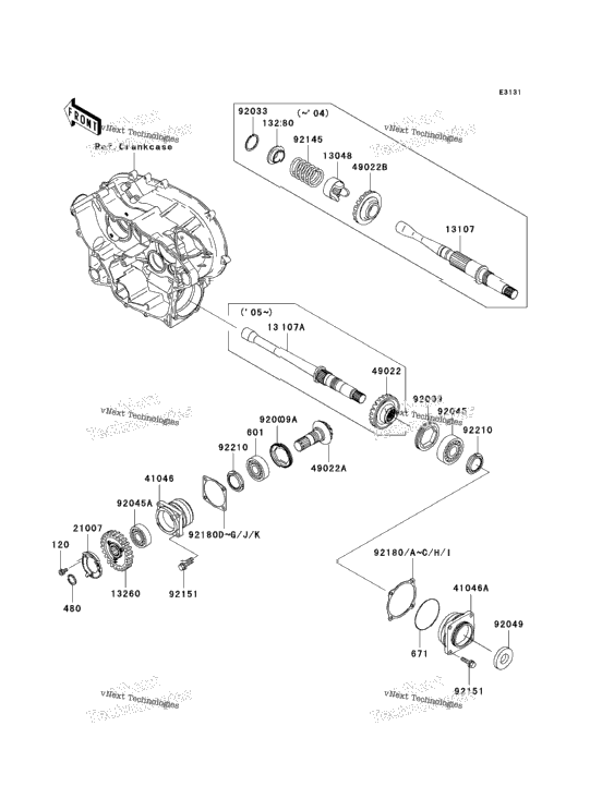Front Bevel Gear