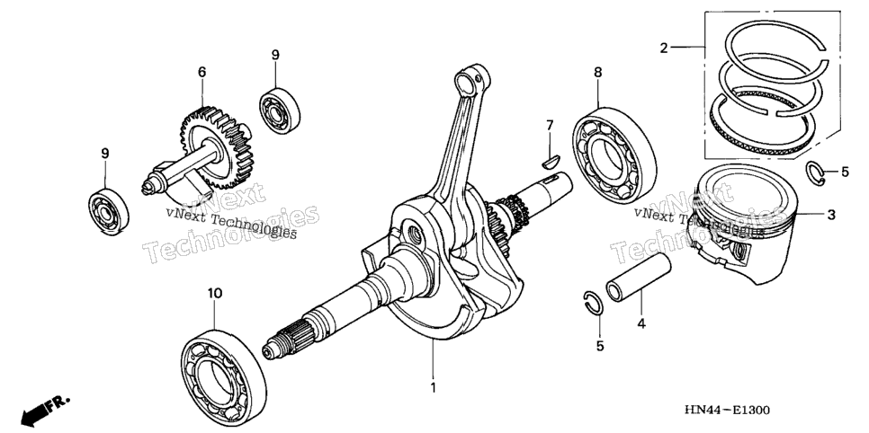 Crankshaft + Piston