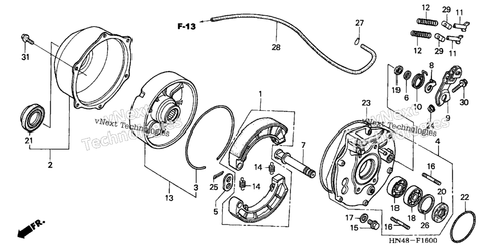 Rear Brake Panel