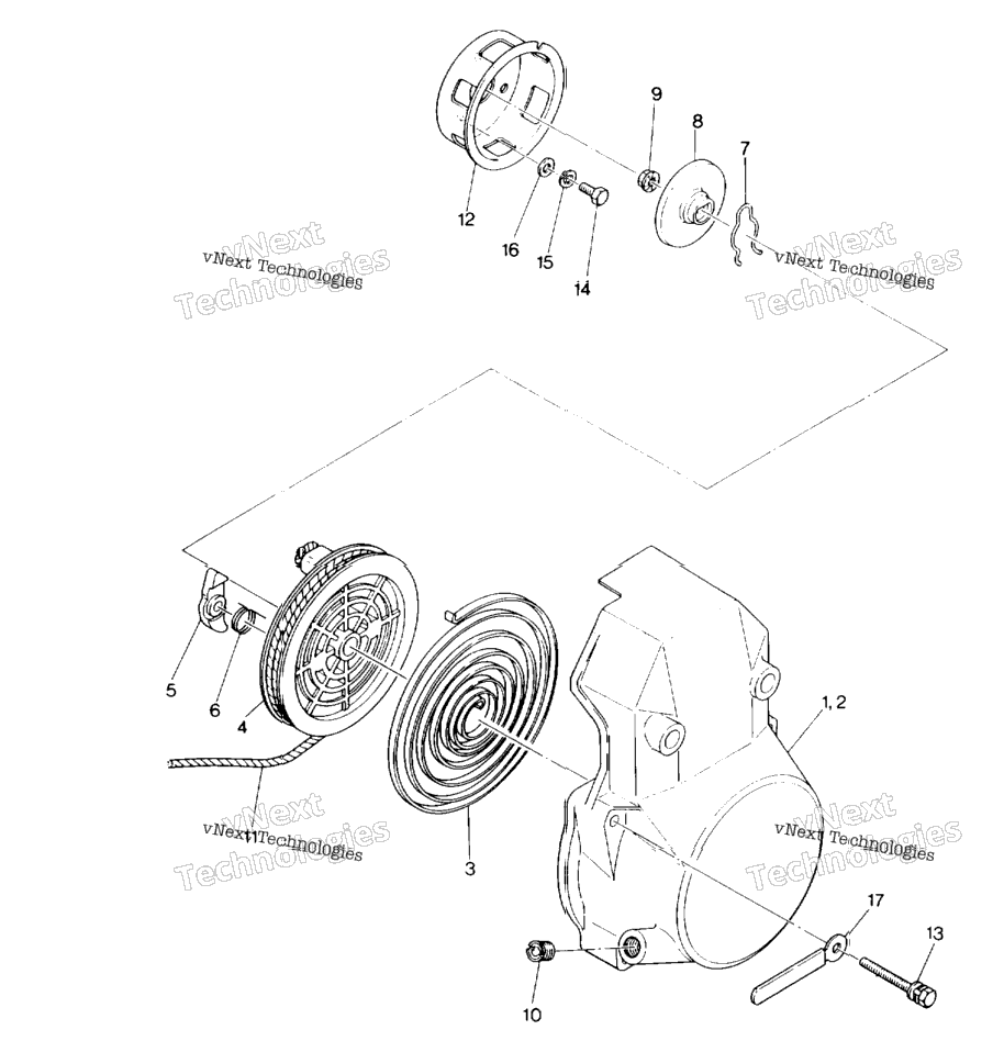 Recoil Starter 500 & 500 Classic