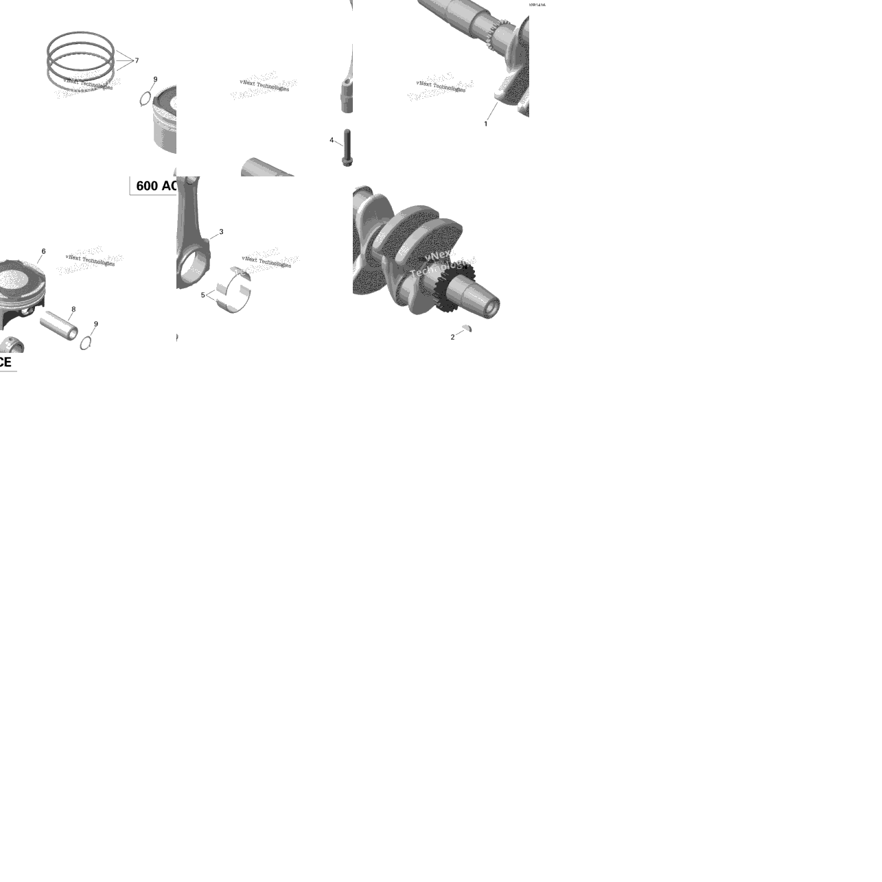 Crankshaft And Pistons