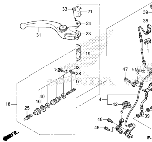 Front Brake Master Cylinder (2)