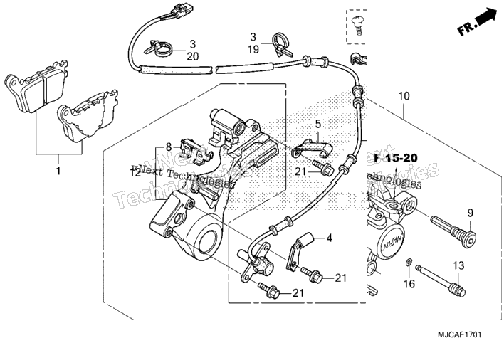 Rear Brake Caliper (2)