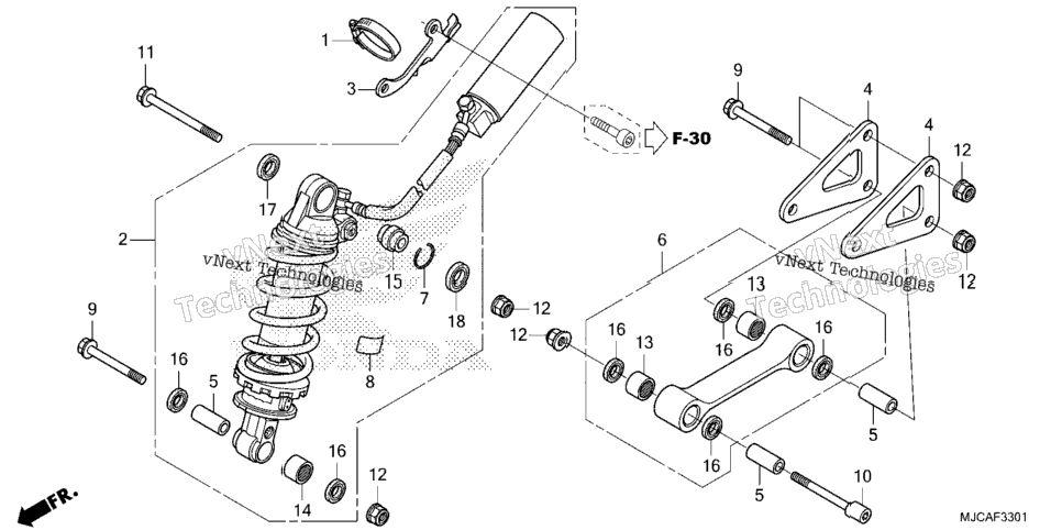 Rear Shock Absorber (2)
