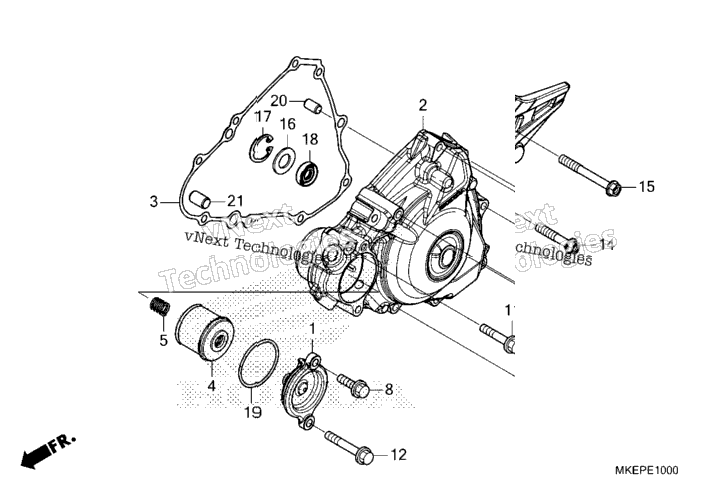 Left Crankcase Cover