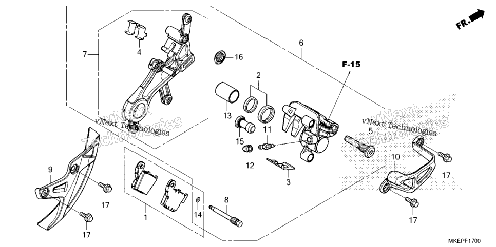 Rear Brake Caliper