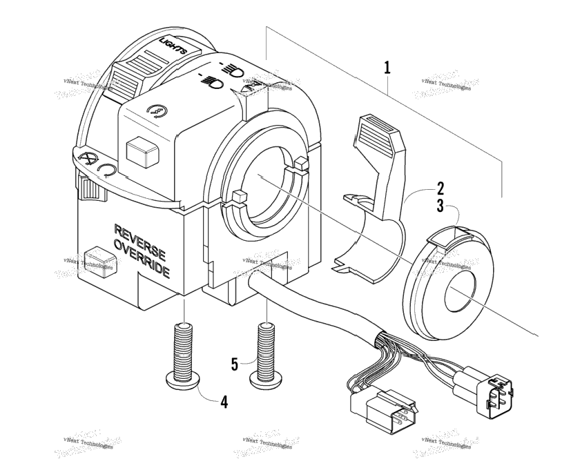Control Switch Housing Assembly
