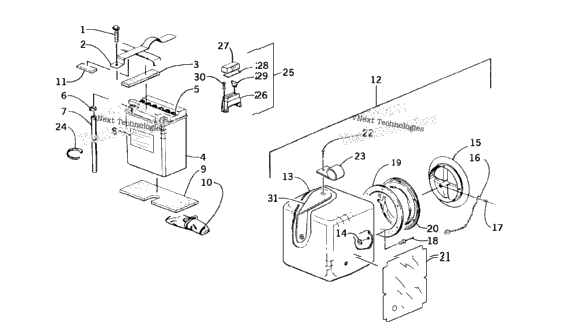 Storage Box And Battery Assembly