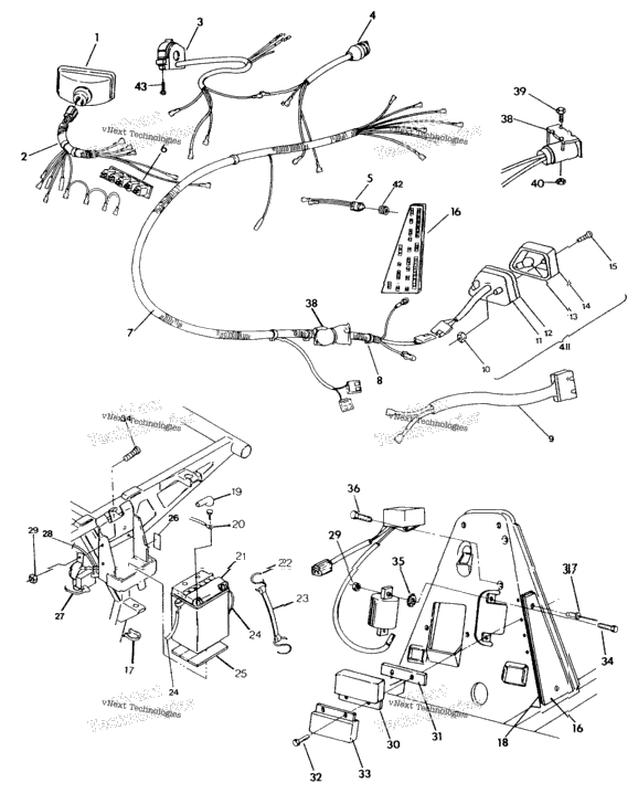 Wiring Harness 350 2X4