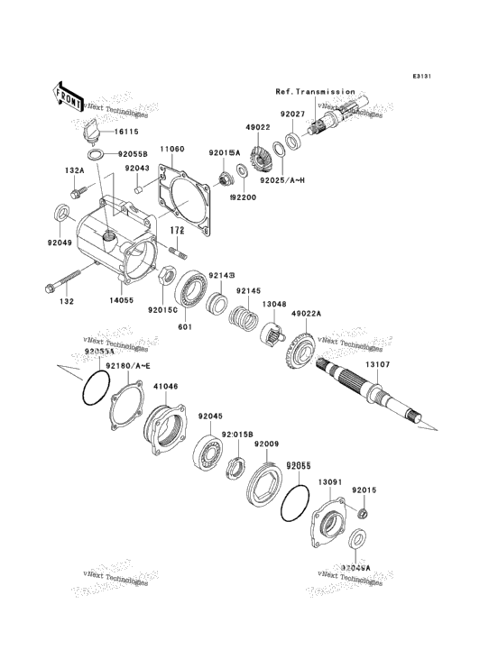 Front Bevel Gear