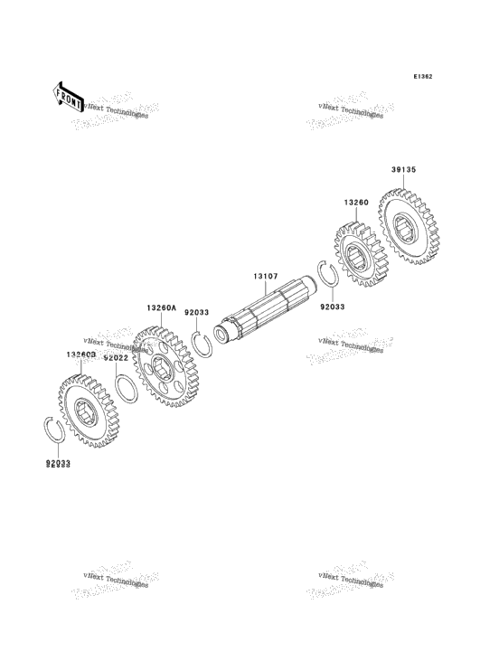 Gear Change Drum/Shift Fork(S)