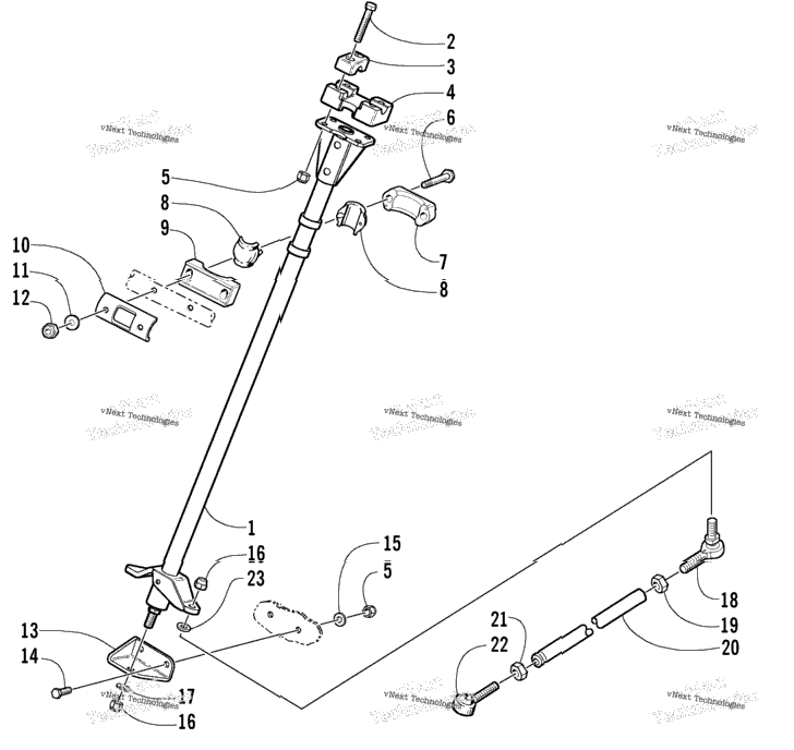 Steering Post Assembly