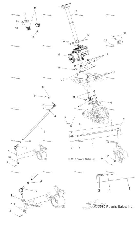 Steering, Steering Post Asm