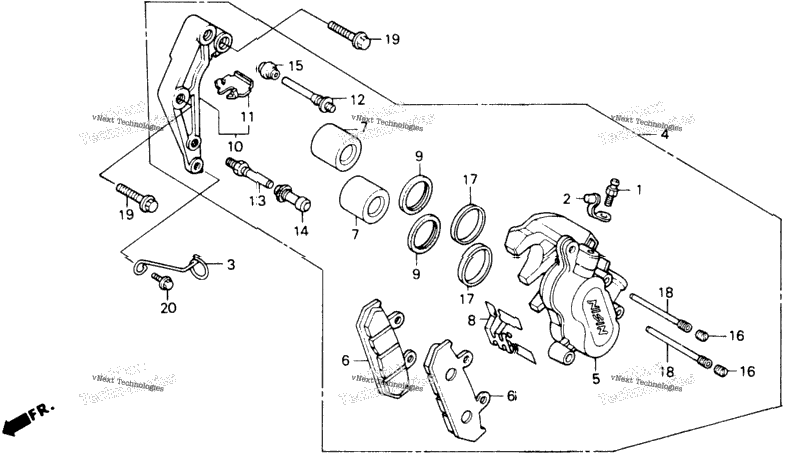 Front Brake Caliper