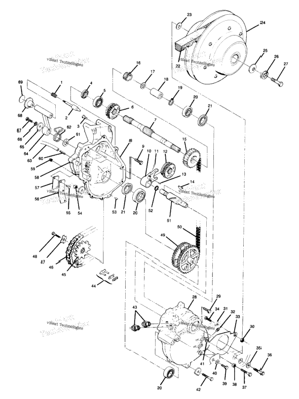Gearcase Assembly