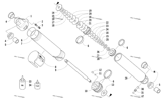 Rear Suspension Rear Arm Shock Absorber