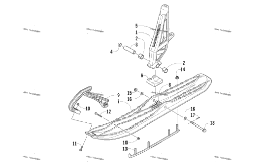 Ski And Spindle Assembly